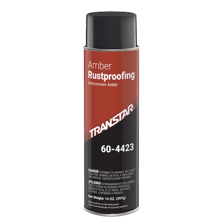 Transtar Autobody Technology 20oz AMBER RUSTPROOFING SPRAY, Can 60-4423